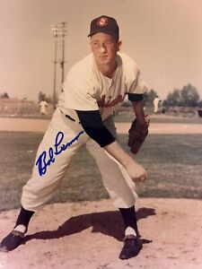 Bob Lemon Signed 8x10 Cleveland Indians Photo