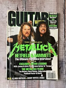 Guitar World Magazine - October 1991 - Hetfield - Hammett - Metallica - Picture 1 of 1