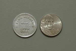 Ficha comercial de 5 centavos de desorden abierto de aviadores de la base aérea de Misawa de Japón - Imagen 1 de 4