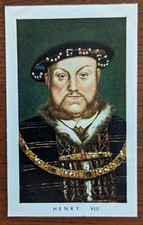 1937 Allen's Confectionery Card - Kings And Queens of England #19 Henry VIII.