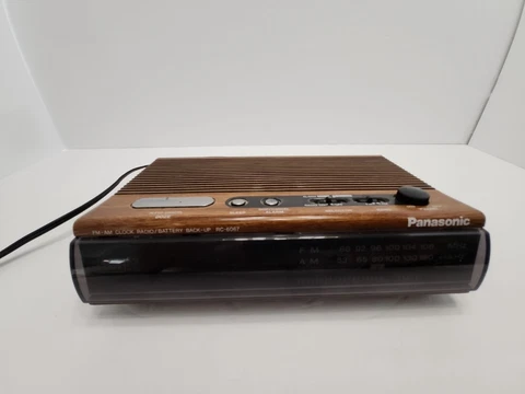Vintage PANASONIC MODEL RC-6067 AM FM LED Alarm Clock Radio READ DESC Cover