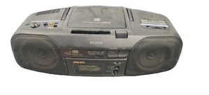 Sony CFD-17 Boombox Portable CD Player Cassette AM/FM Radio Fully Working - Picture 1 of 7