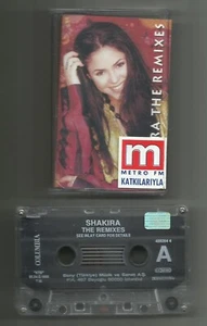 SHAKIRA - THE REMIXES * rare cassette made in Turkey - Picture 1 of 2