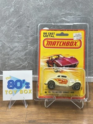 Matchbox No. 69 '33 Willys Street Rod Vintage 1980 Carded - Image 1 of 4