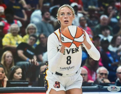 SOPHIE CUNNINGHAM COA PSA/DNA SIGNED AUTOGRAPH INDIANA FEVER 8X10 PHOTO - Image 1 of 2