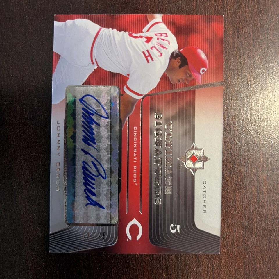 2004 上层甲板终极签名 Johnny Bench 11/25 — 第 1/3 张图片