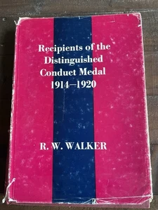 Träger der Distinguished Conduct Medal 1914-1920 HB R W Walker - Bild 1 von 9