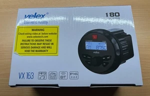 Velex 163D Dab Marine Stereo Receiver Boat Radio Bluetooth Music MP3 Player IPX6 - Picture 1 of 5