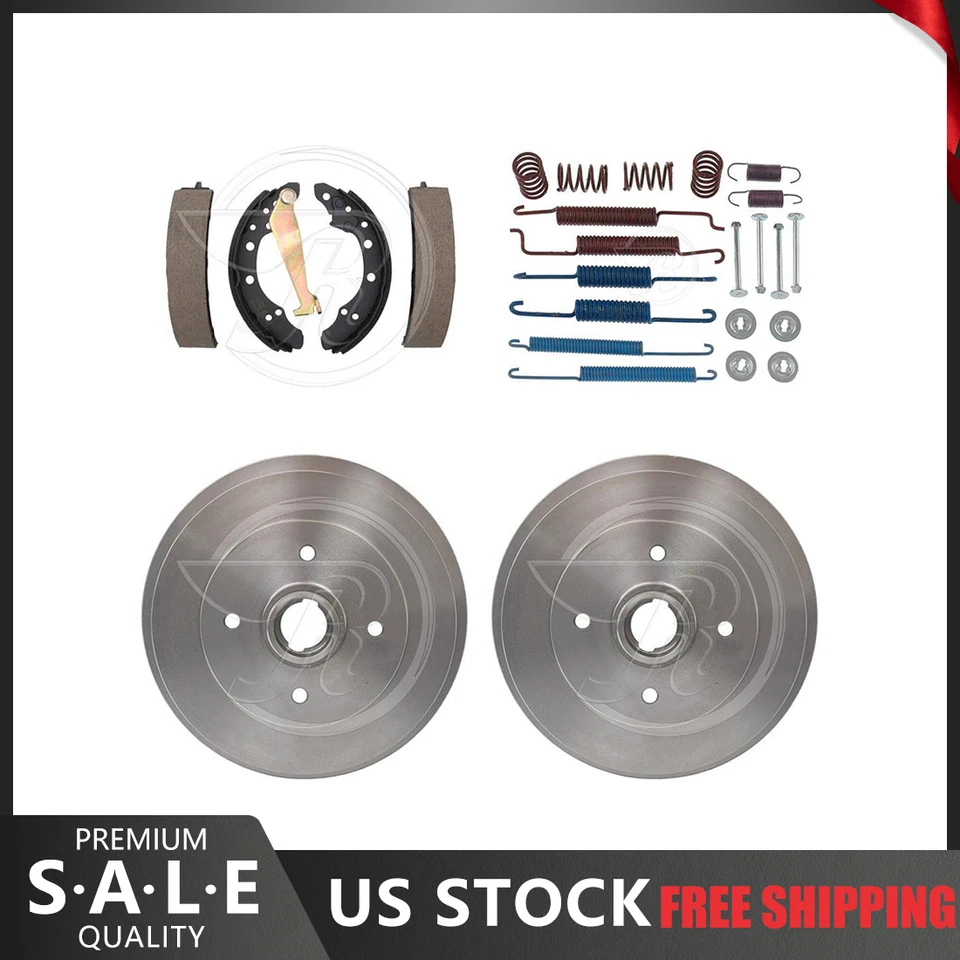 Kit de herrajes de tambores de freno y zapatas de freno trasero para Audi Coupé 1981-1983 Foto 1 de 4