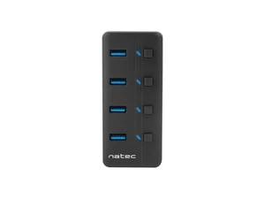 NATEC HUB Mantis 2 USB 3.0 4 ports ON éteint avec alimentation - Photo 1/1