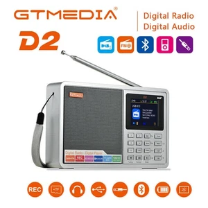 2.4 TFT LCD Portable DAB/DAB+ Digital Radio FM Receiver Alarm Clock USB Charging - Picture 1 of 15