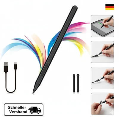 Eingabestift Für Microsoft Surface Pro 12/11/10/9/8/X/7+/6/5/4,Surface Go 4/3/2/ - Bild 1 von 2