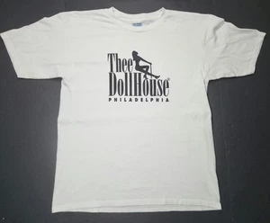 Maglietta Uomo Thee Dollhouse Philadelphia Strip Club Cabaret XL Vintage   - Foto 1 di 6