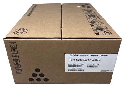 RICOH 821229 406685 SP 5200HE Original Toner For Aficio SP 5200/SP5210 [A Box] - Image 1 of 3