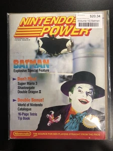 Nintendo Power Magazine Volume 10 Batman - Picture 1 of 3
