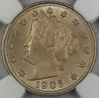 1905 Liberty V Nickel 5c, NGC UNC Details (Choice BU Coin) DGH