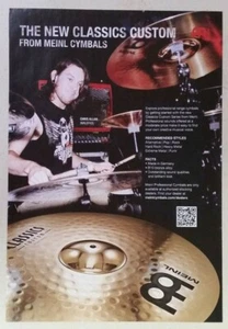 MALEFICE Chris Allan MEINL CYMBALS ~ Magazine Page PRINT AD - Picture 1 of 1