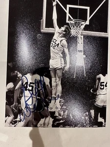 Bill Walton Signed Trail Blazers Basketball Black And White 5x7 Photo Autograph - Picture 1 of 2