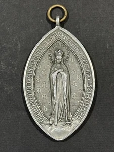 Antike religiöse Medaillen "JUNGFRAU MARIA & HEILIGE" (7,5 X 4 CM) - Bild 1 von 2