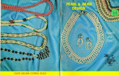 Pearl Bead Jewelry Instruction Booklet 1970's Directions Craft Do Do Sales VTG - Image 1 of 2