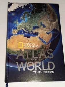 National Geographic Atlas of the World Tenth Edition & Sleeve - Great Condition - Picture 1 of 16