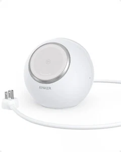 Anker 8-in-1 Magnetic Charging Station Power Strip 15W MagSafe Desktop Charger - Picture 1 of 6