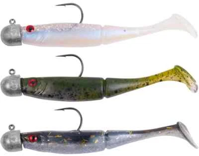 Zebco Demonic Power Shads - Spinnköder Set mit 3 Ködern Barsch Zander - Bild 1 von 2