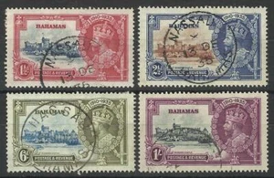 BAHAMAS KGV 1935 SILVER JUBILEE SET USED - Picture 1 of 1