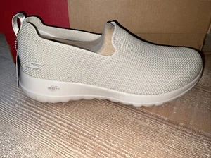 Skechers Go Walk Joy Sensational Day Size 7 Taupe Shoes NIB - Picture 1 of 12
