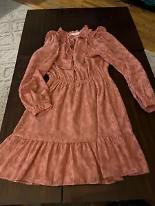 Lauren Conrad Women's XS Dress with Elastic Waist Long Sleeve - Picture 1 of 6