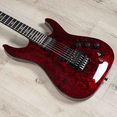 Guitarra elétrica Schecter C-1 FR S Apocalypse Floyd Rose Sustainiac Red Reign - Imagem 1 de 4