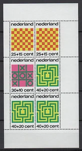 Pays-Bas Nederland 1973 une feuille 6 timbres neufs au profit de l'enfance /T789 - Imagen 1 de 1