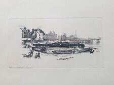 Rare SEYMOUR HADEN Whistler's House at Old Chelsea Etching
