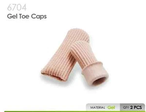 OPPO 6704 Gel Toe Caps foot care Fully coated with gel (2 Psc) - Picture 1 of 1