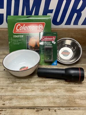 Lote de (5) linternas tostadoras salero platos coleccionables Coleman NOS Foto 1 de 4