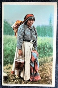 A Character in Yosemite Valley California Detroit Publishing Phostint Colour PC - Picture 1 of 2