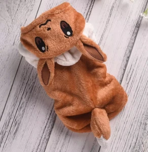 Eveee Pokemon Fleece Dog Puppy Cat Costume Cosplay Jacket Clothes Pikachu - Picture 1 of 6