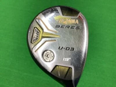 HONMA BERES U-03 JAPAN Ver. 3STAR 19deg 40.5in S-flex UTILITY GOLF CLUB - Image 1 of 4