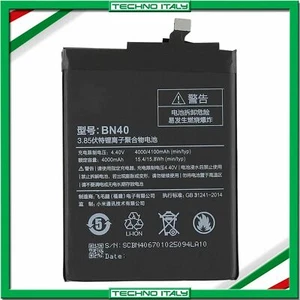 BATTERIA PER XIAOMI MI REDMI PRO 4 (PRIME) BN40 4000MAH RICAMBIO NUOVA - Foto 1 di 3
