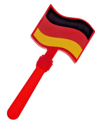 FUNNY FASHION ★ Fan Em-Wm Deutschland Germany Klapperhand,Klatschhand, 2024 Fußball Flagge
