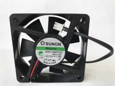 NEW SUNON 6015 KDE1206PHV2 DC12V 1.0W Magnetic levitation silent fan - Image 1 of 3
