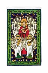 Joyous Angels Flag 3x5ft Holiday House Flag Seasonal Decor Christmas Flag Xmas - Picture 1 of 3