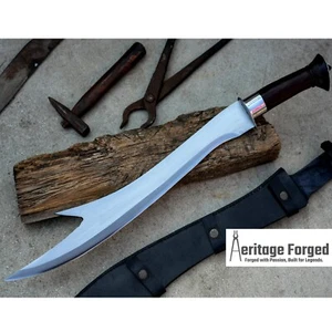 MORO LARING Sword-18 inches Hand forged Filipino sword-machete-Hunting-tactical - Picture 1 of 10