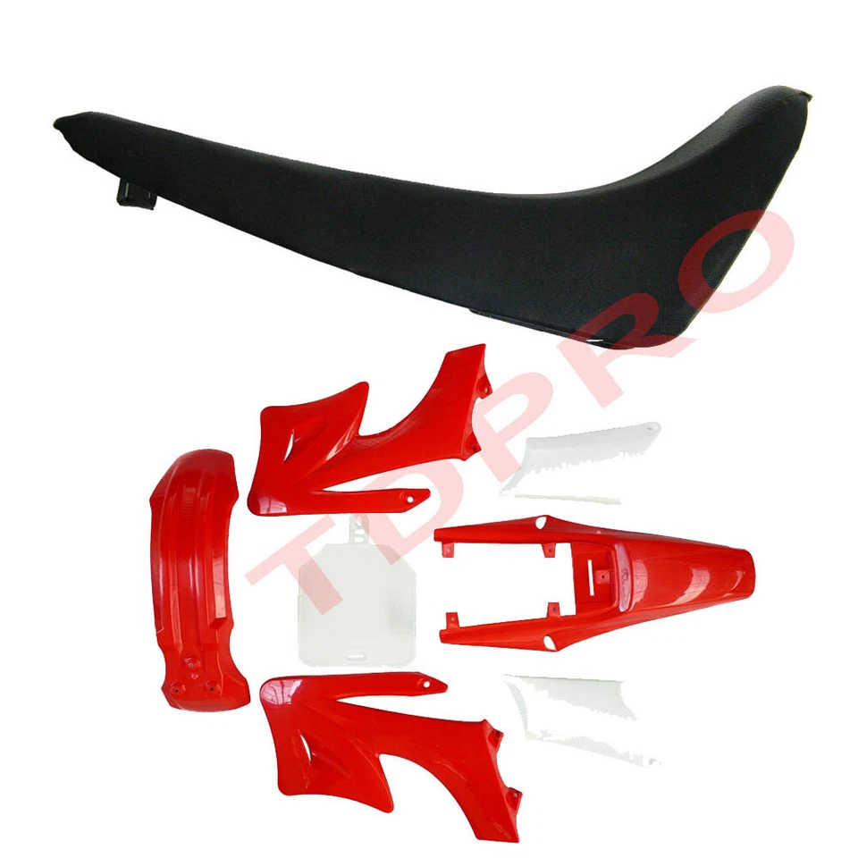 Kit de carrocería de plástico para carenado de asiento alto para moto de tierra Apollo Orion 110cc 125cc Foto 1 de 4