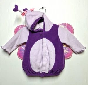 Old Navy Kids Purple Butterfly Plush Costume Infant Baby Size 12-24 Months - Picture 1 of 12