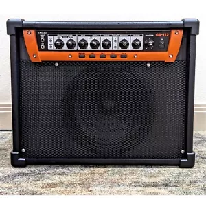 ROLAND GA112 - 100W Boss COSM Guitar Combo Amp + Custom Black Metal Grill - Picture 1 of 19