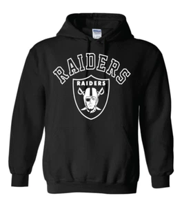Felpa con cappuccio Las Vegas Raiders con logo - tutti i colori di design + taglie S-5XL - Foto 1 di 10