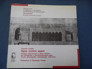 CARILLO-RESTAURO-SPES CONTRA SPEM-TEORIE-STORIOGRAFIA-METODOLOGIE-INTERVENTI.... - Picture 1 of 4