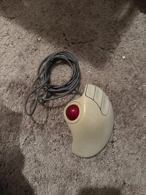 TrackMan Marble+ Logitech Kugelmaus vergilbt - Bild 1 von 2