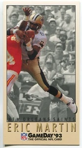1993 GameDay #380 Eric Martin New Orleans Saints - Picture 1 of 2